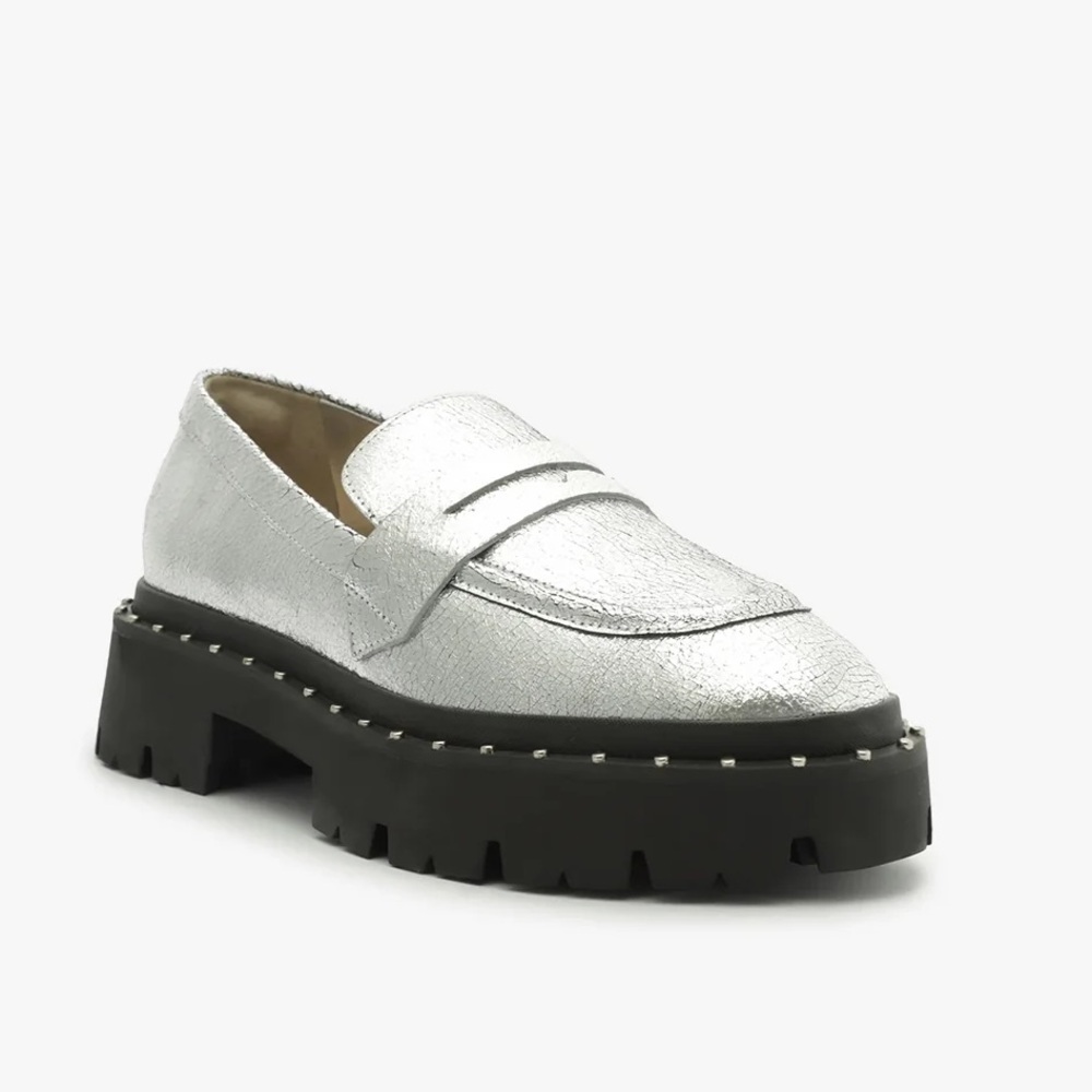 Schutz Christie Studs Crackled Leather - Picture 2 of 16